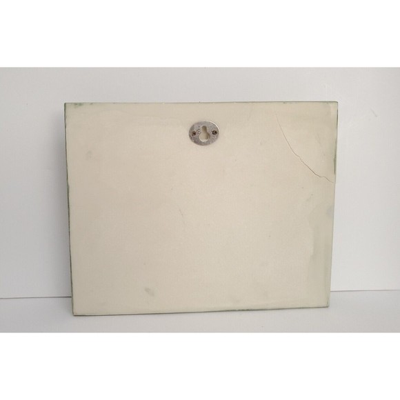 Vintage Hand Painted 3D Wall Hang Sculpture Parisian Garden Resin 8.75" x 6.75" - Picture 12 of 12